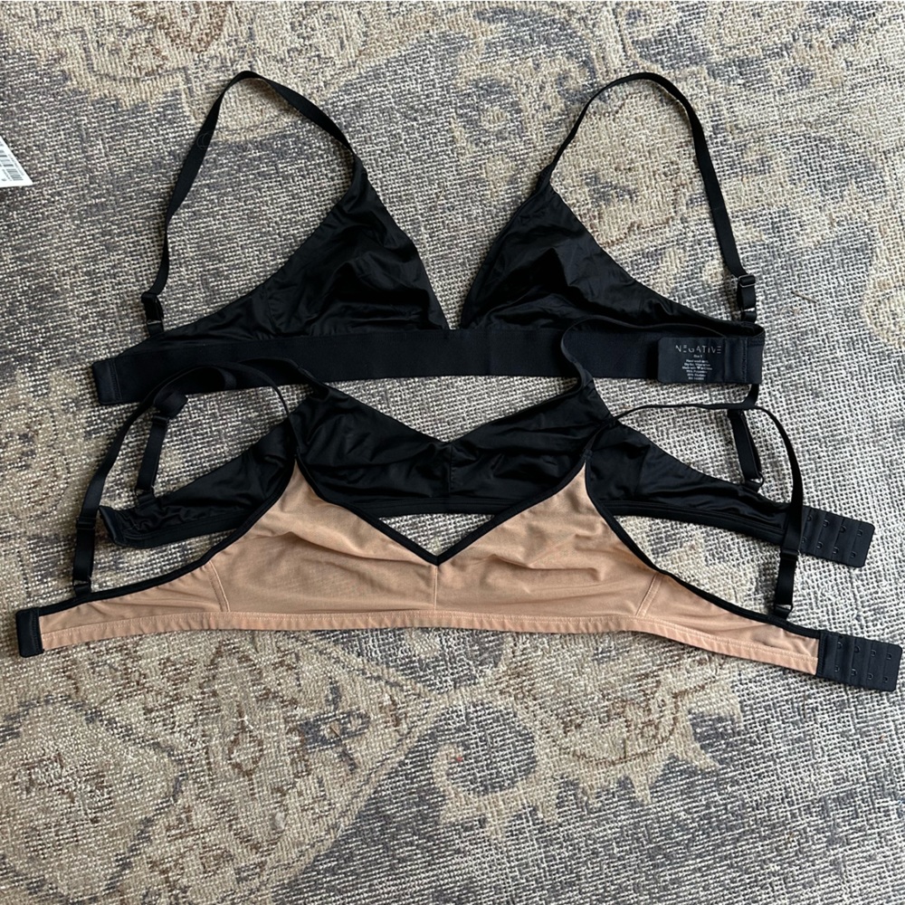 Negative Underwear wireless bra bundle size 1